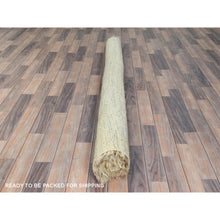 Load image into Gallery viewer, 6&#39;1&quot;x6&#39;1&quot; Bone Ivory, Ben Ourain Moroccan Berber Shilhah Design, Natural Dyes, Organic Wool, Hand Knotted, Square Oriental Rug FWR497946