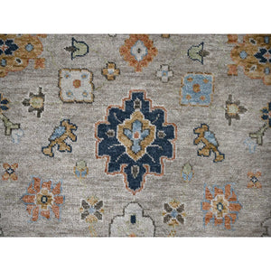 11'10"x17'10" Camel Color, Oushak Design, Supple Collection Thick and Plush, Extra Soft Wool Hand Knotted, Oversized Oriental Rug FWR504162