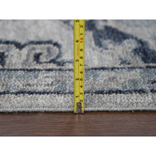 Load image into Gallery viewer, 5&#39;10&quot;x8&#39;10&quot; Silver Gray, Natural Wool Hand Knotted, Anatolian Design, Supple Collection Thick and Plush, Oriental Rug FWR504426