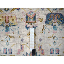 Load image into Gallery viewer, 5&#39;10&quot;x8&#39;10&quot; Ivory, Hand Knotted, Mahal Design, Supple Collection, Soft Pile, Pure Wool, Vegetable Dyes, Oriental Rug FWR505764