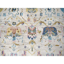 Load image into Gallery viewer, 5&#39;10&quot;x8&#39;10&quot; Ivory, Hand Knotted, Mahal Design, Supple Collection, Soft Pile, Pure Wool, Vegetable Dyes, Oriental Rug FWR505764