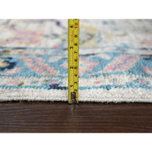 Load image into Gallery viewer, 5&#39;10&quot;x8&#39;10&quot; Ivory, Hand Knotted, Mahal Design, Supple Collection, Soft Pile, Pure Wool, Vegetable Dyes, Oriental Rug FWR505764