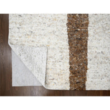 Load image into Gallery viewer, 12&#39;3&quot;x17&#39;9&quot; Earth Tone Colors, Soft and Vibrant Pile, 100% Wool, Sustainable, Hand Knotted, Undyed Natural Abrash, Minimalist Design, Tone on Tone, Oversized Oriental Rug FWR507762