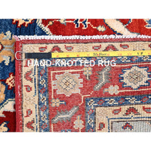 Load image into Gallery viewer, 4&#39;x6&#39; Arctic Blue, Afghan Peshawar with Serapi Heriz Design, Soft Wool, Dense Weave, Vegetable Dyes, Hand Knotted, Oriental Rug FWR513846