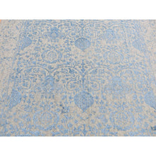 Load image into Gallery viewer, 5&#39;10&quot;x8&#39;9&quot; Ruddy Blue, Hand Loomed, Broken Pomegranate Design, Tone on Tone, Oriental Rug FWR522114