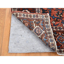 Load image into Gallery viewer, 4&#39;9&quot;x6&#39;1&quot; Indian Red, Antique Persian Heriz, Hand Knotted, Pure Wool, Great Condition, Sides and Ends Professionally Secured, Cleaned, Rare Smaller Size, Oriental Rug FWR524436